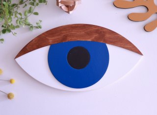 Oko 3D chaber orzechowa powieka
