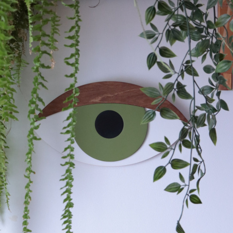 Oko 3D Euskadi orzechowa powieka Oko 3D Euskadi orzechowa powieka