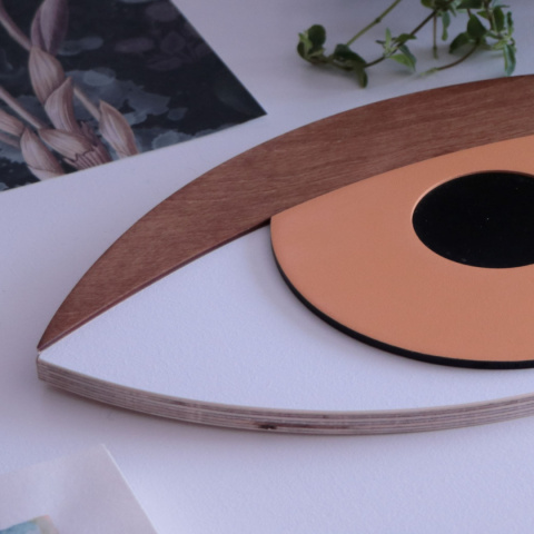 Oko 3D Tybet orzechowa powieka Oko 3D Tybet orzechowa powieka