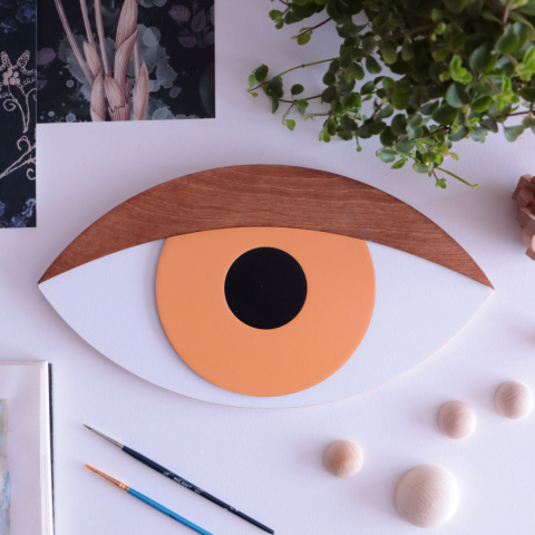 Oko 3D Tybet orzechowa powieka Oko 3D Tybet orzechowa powieka